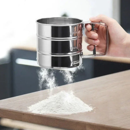 HIGH-QUALITY STAINLESS STEEL FLOUR SIEVE FOR BAKING