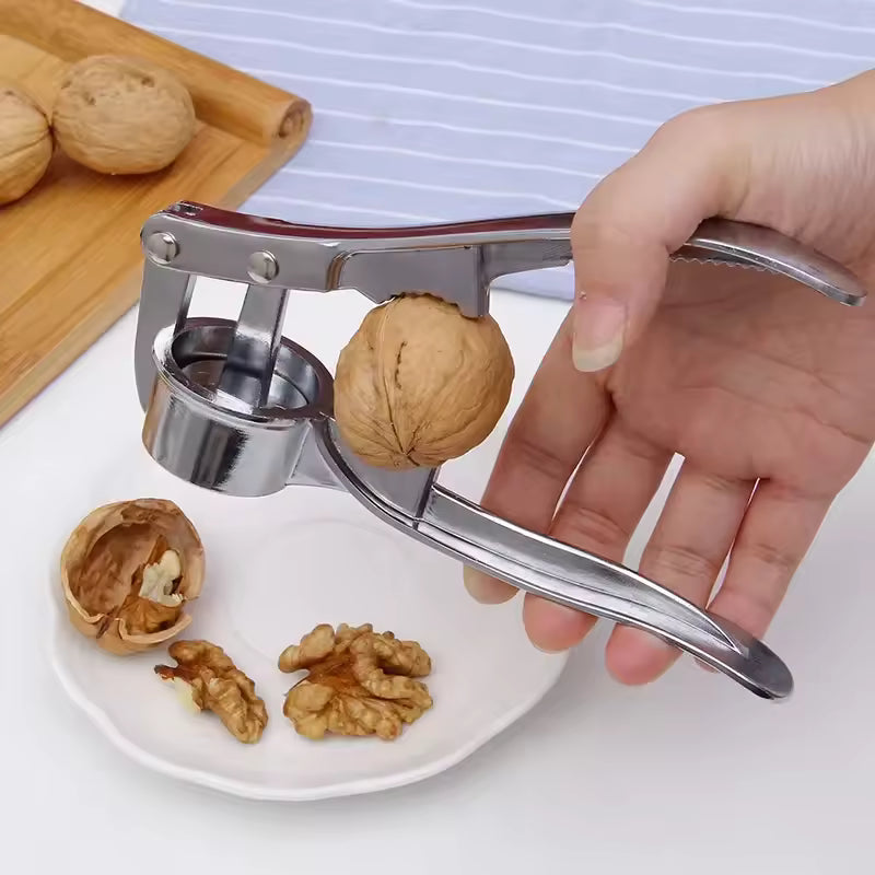 STAINLESS STEEL GARLIC PRESS FOR QUICK AND EASY CRUSHING