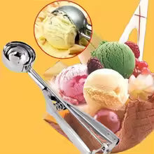 STAINLESS STEEL SCOOP FOR ICE CREAM, GELATO, AND MORE