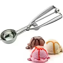 STAINLESS STEEL SCOOP FOR ICE CREAM, GELATO, AND MORE
