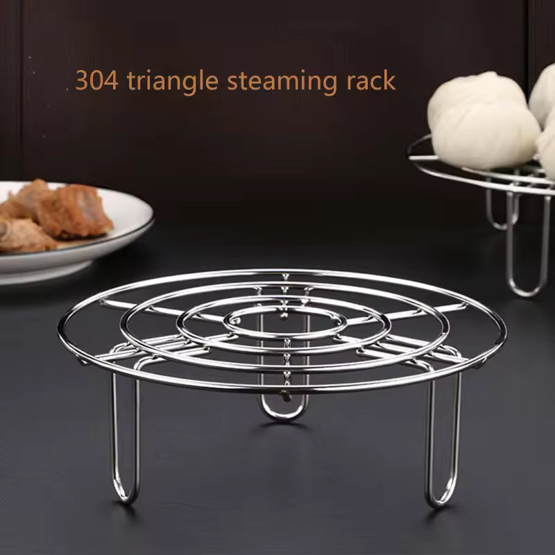 ROUND STAINLESS STEEL TRIVET STAND – DURABLE, RUSTPROOF & EASY TO CLEAN