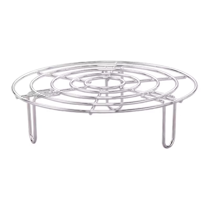 ROUND STAINLESS STEEL TRIVET STAND – DURABLE, RUSTPROOF & EASY TO CLEAN