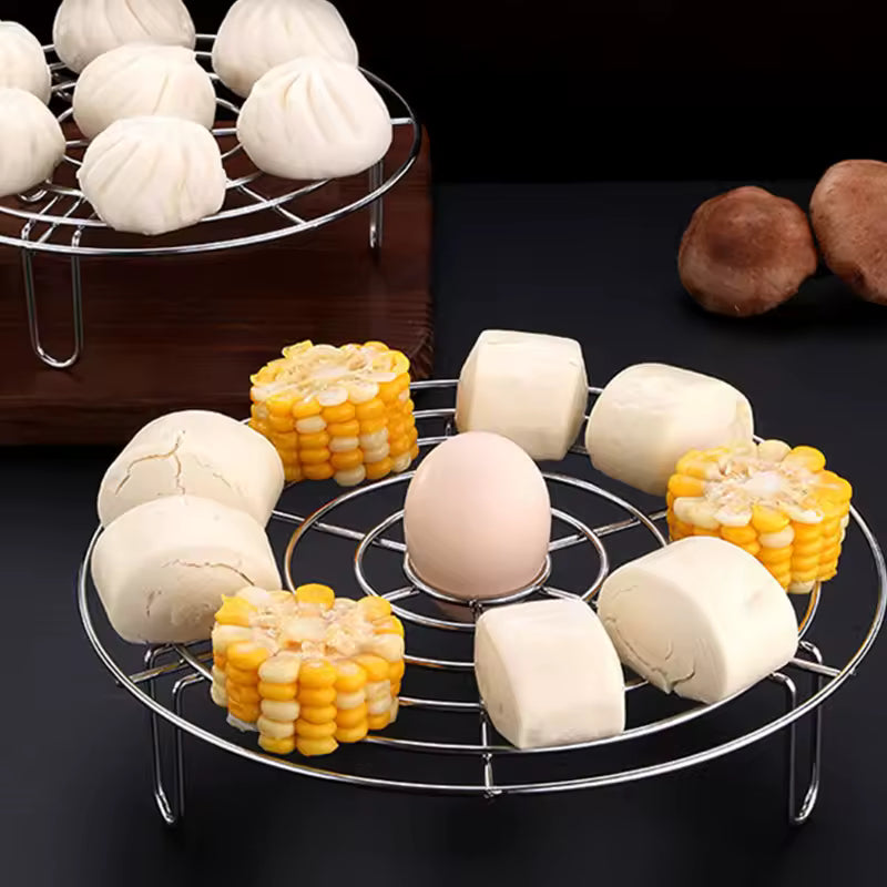 ROUND STAINLESS STEEL TRIVET STAND – DURABLE, RUSTPROOF & EASY TO CLEAN