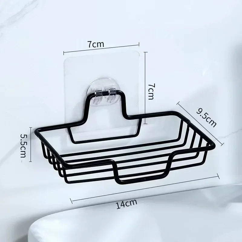 WALL MOUNT SOAP HOLDER DISH IN STAINLESS STEEL