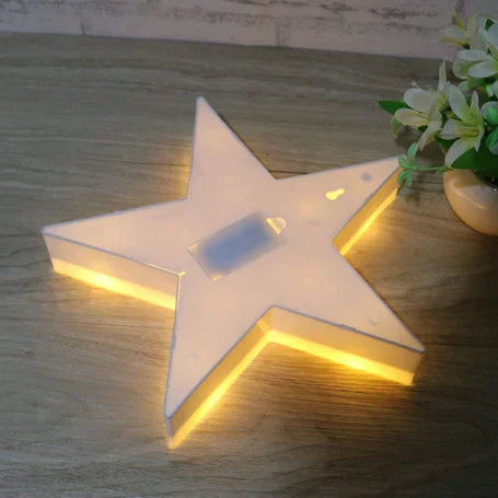 STAR DESIGN LED NIGHT LAMP FOR SOOTHING COZY DECOR