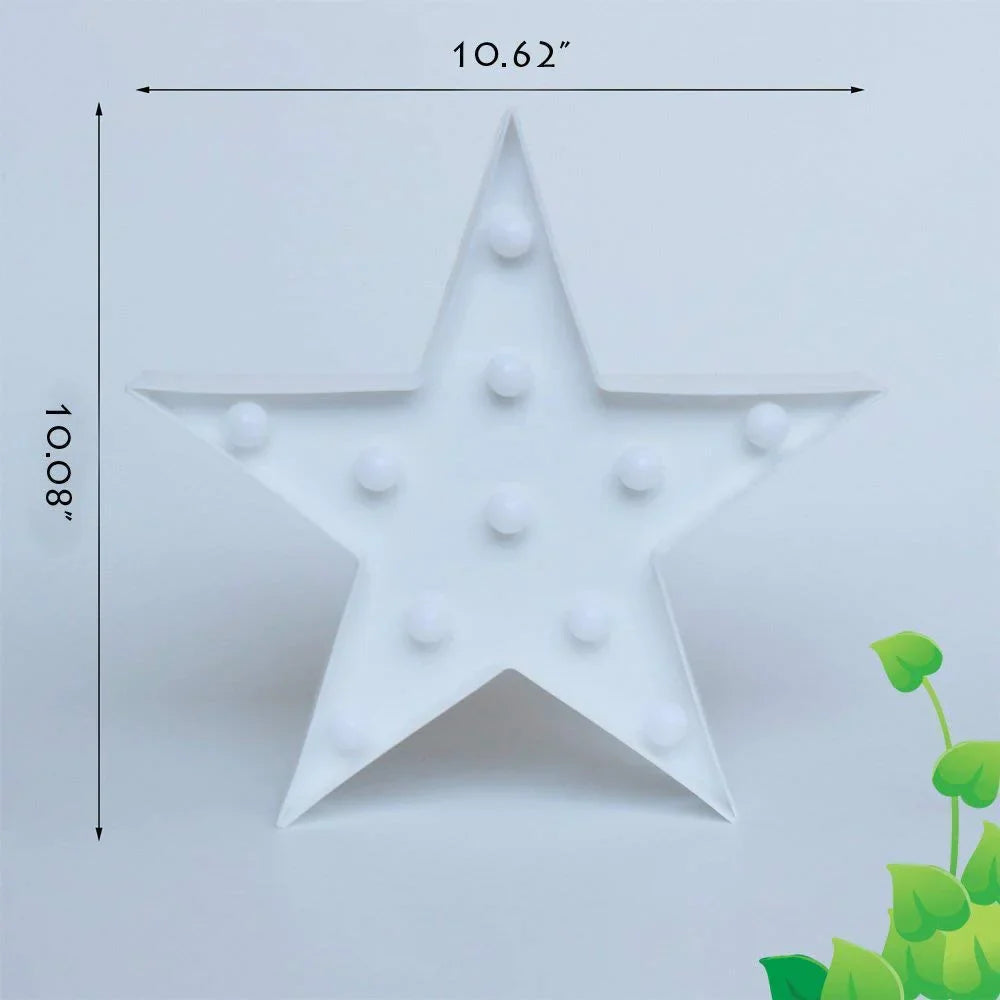 STAR DESIGN LED NIGHT LAMP FOR SOOTHING COZY DECOR