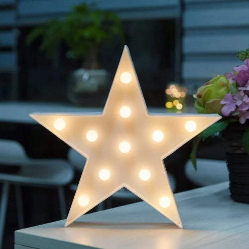 STAR DESIGN LED NIGHT LAMP FOR SOOTHING COZY DECOR