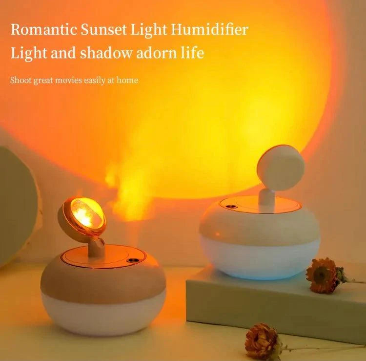 SUNSET LIGHT HUMIDIFIER – MOOD LIGHTING WITH HUMIDIFICATION