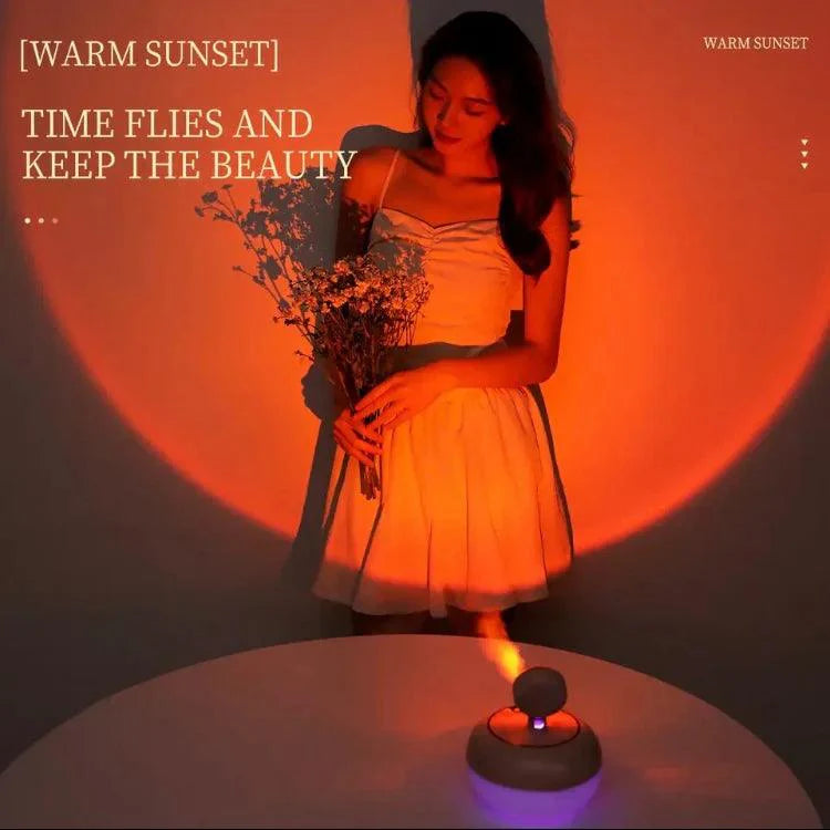 SUNSET LIGHT HUMIDIFIER – MOOD LIGHTING WITH HUMIDIFICATION