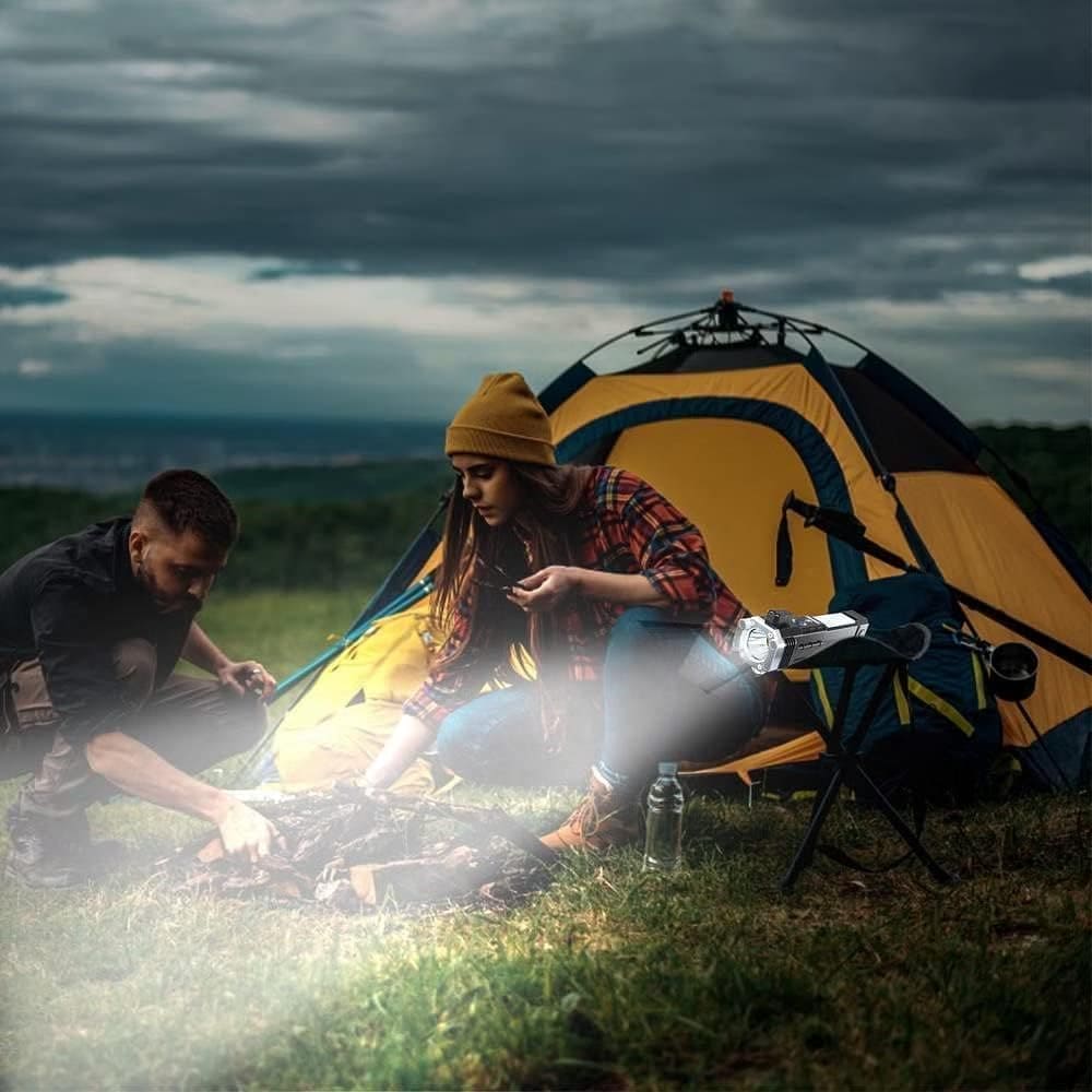 MULTIFUNCTION SUPER BRIGHT LED FLASHLIGHT WITH COB LIGHT