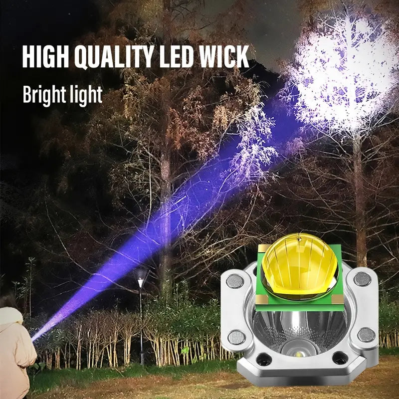 MULTIFUNCTION SUPER BRIGHT LED FLASHLIGHT WITH COB LIGHT