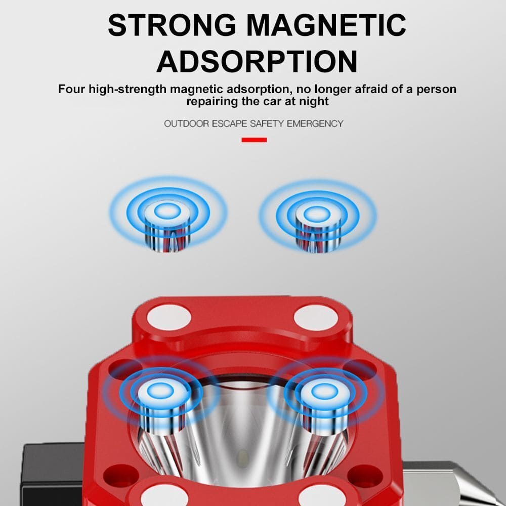 MULTIFUNCTION SUPER BRIGHT LED FLASHLIGHT WITH COB LIGHT