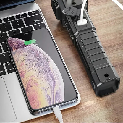 MULTIFUNCTION SUPER BRIGHT LED FLASHLIGHT WITH COB LIGHT
