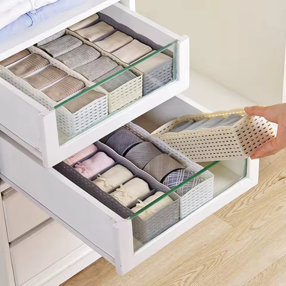 FOLDABLE CLOTHES ORGANIZER STORAGE BIN
