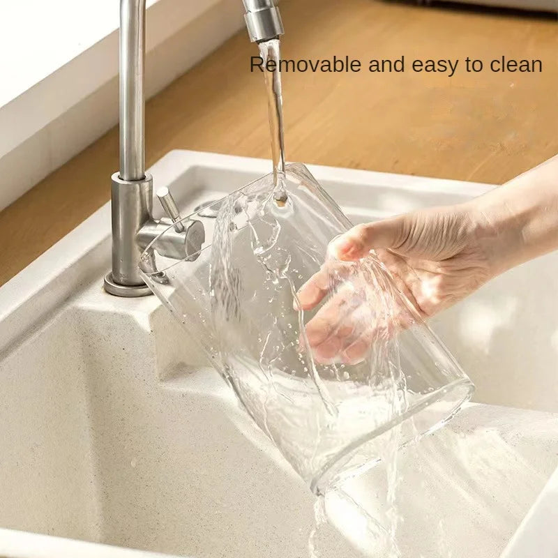 REFILLABLE TRANSPARENT CONTAINER FOR DETERGENT STORAGE