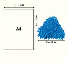 TRIANGLE SHAPE DUSTING MOP