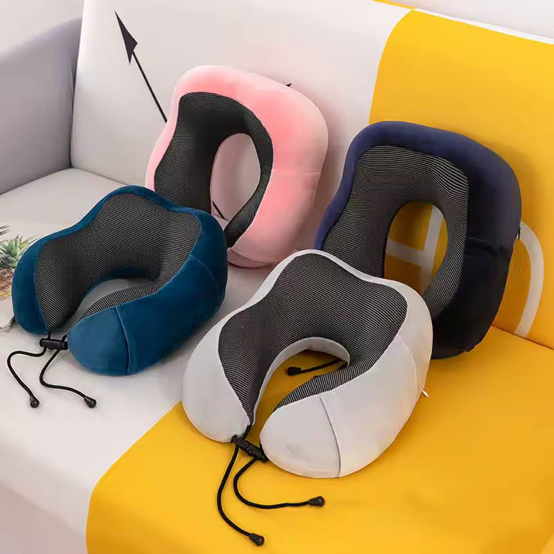 SOFT MEMORY FOAM TRAVEL NECK PILLOW