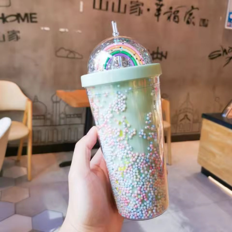 COLORFUL UNICORN WATER TUMBLER