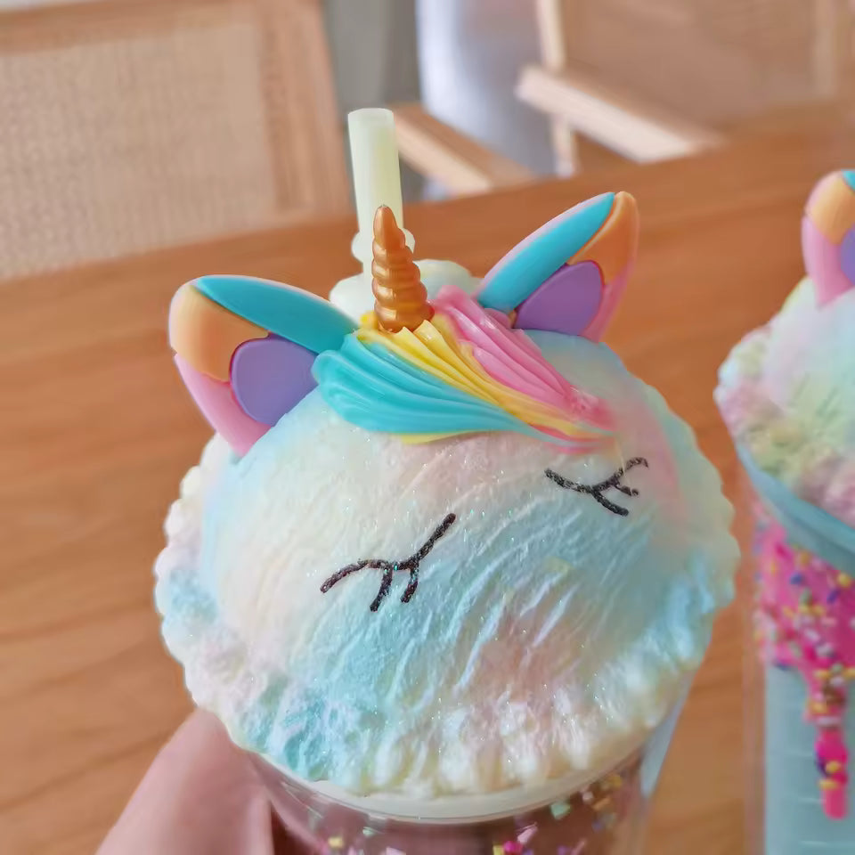 COLORFUL UNICORN WATER TUMBLER