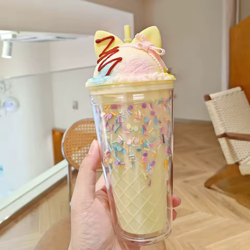 COLORFUL UNICORN WATER TUMBLER