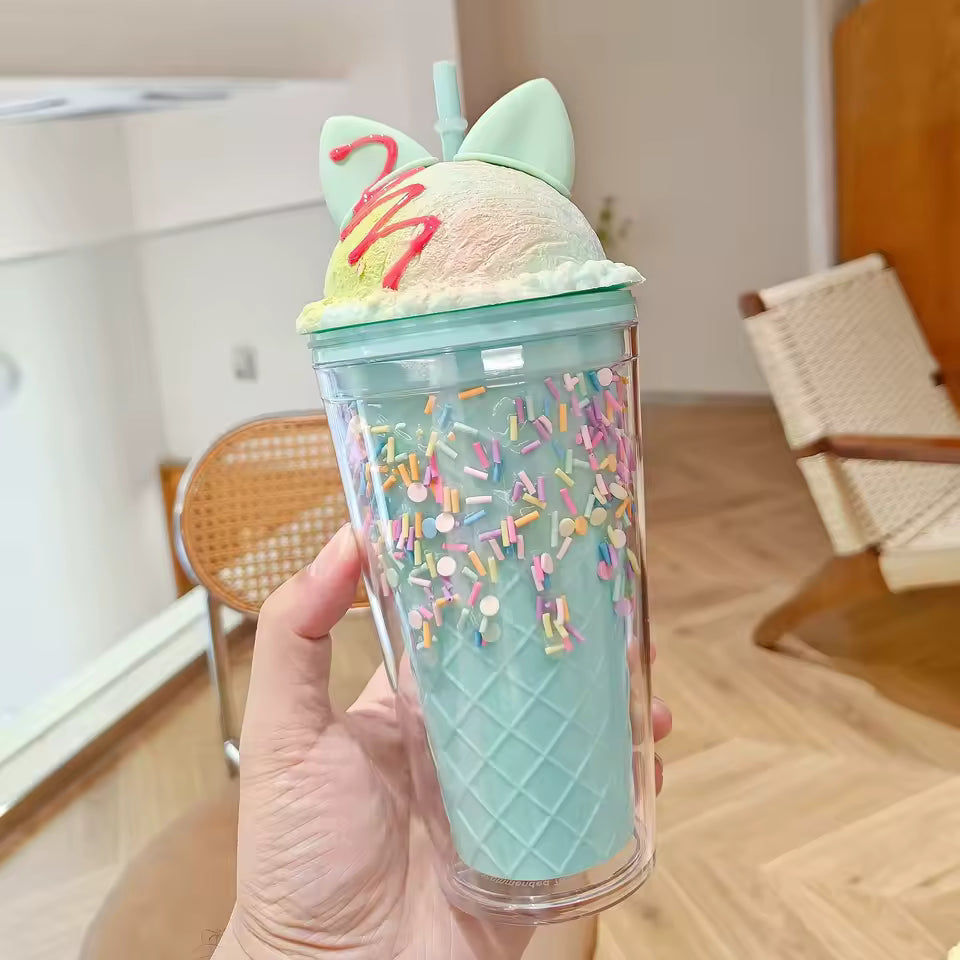 COLORFUL UNICORN WATER TUMBLER