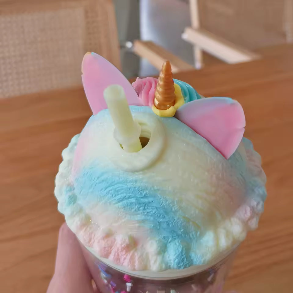 COLORFUL UNICORN WATER TUMBLER