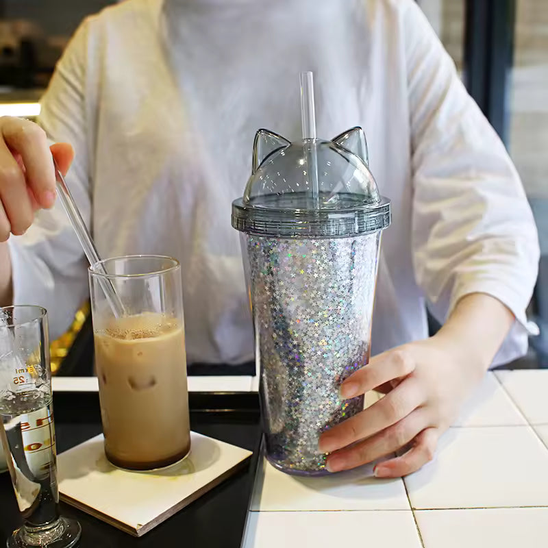 COLORFUL UNICORN WATER TUMBLER