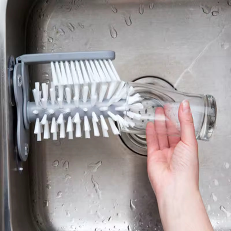 SINK AREA WALL MOUNTED BOTTLE WASHING BRUSH