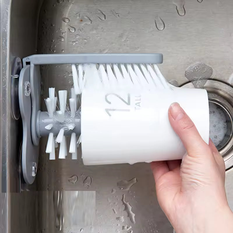 SINK AREA WALL MOUNTED BOTTLE WASHING BRUSH