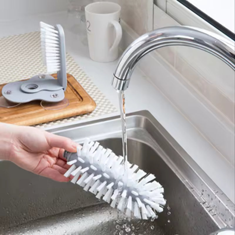 SINK AREA WALL MOUNTED BOTTLE WASHING BRUSH