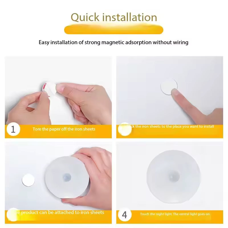 LED USB CLOSET LIGHT RECHARGEABLE WITH WARM GLOW