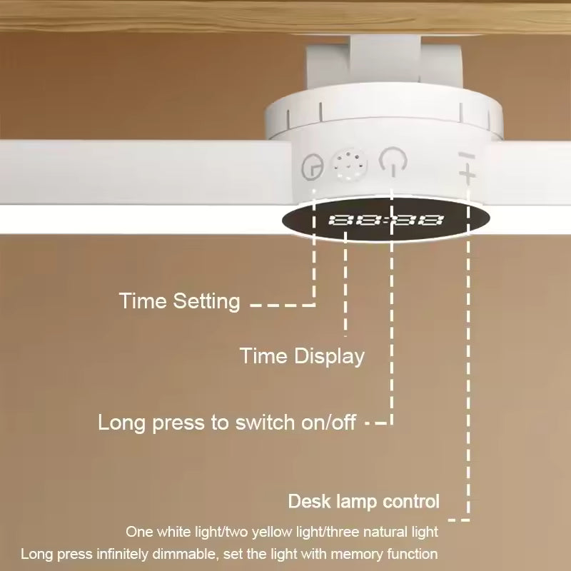 USB LED DESK LAMP WITH TOUCH SENSOR & RECHARGEABLE BATTERY