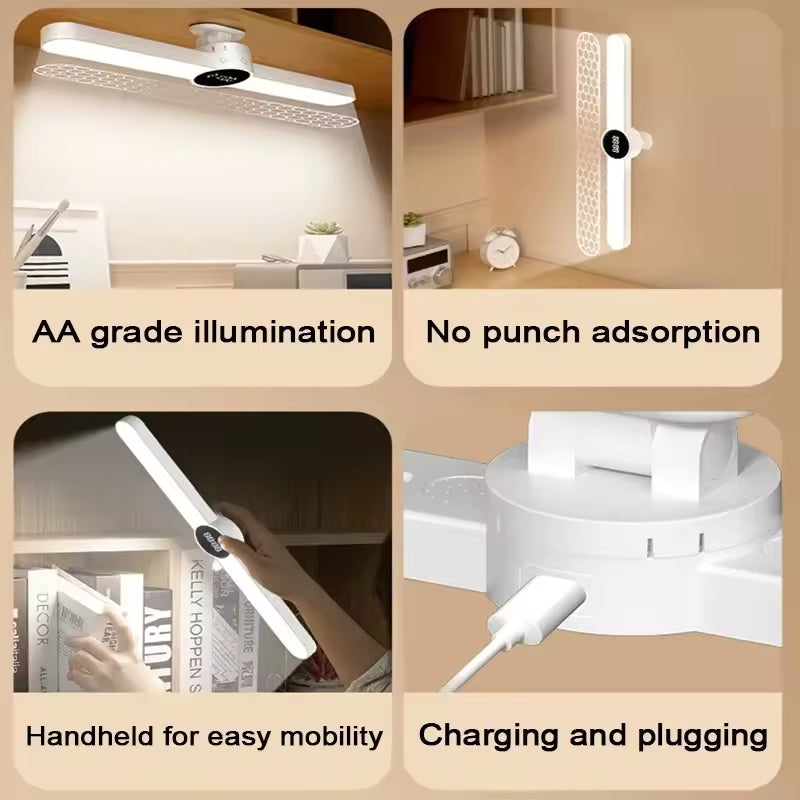 USB LED DESK LAMP WITH TOUCH SENSOR & RECHARGEABLE BATTERY