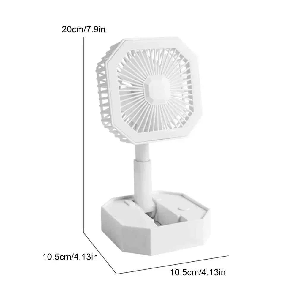 USB POWERED MINI FAN WITH BUILT-IN LED LIGHT