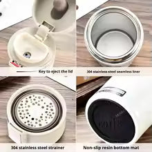 STAINLESS STEEL COFFEE THERMOS MUG – VACUUM SEALED