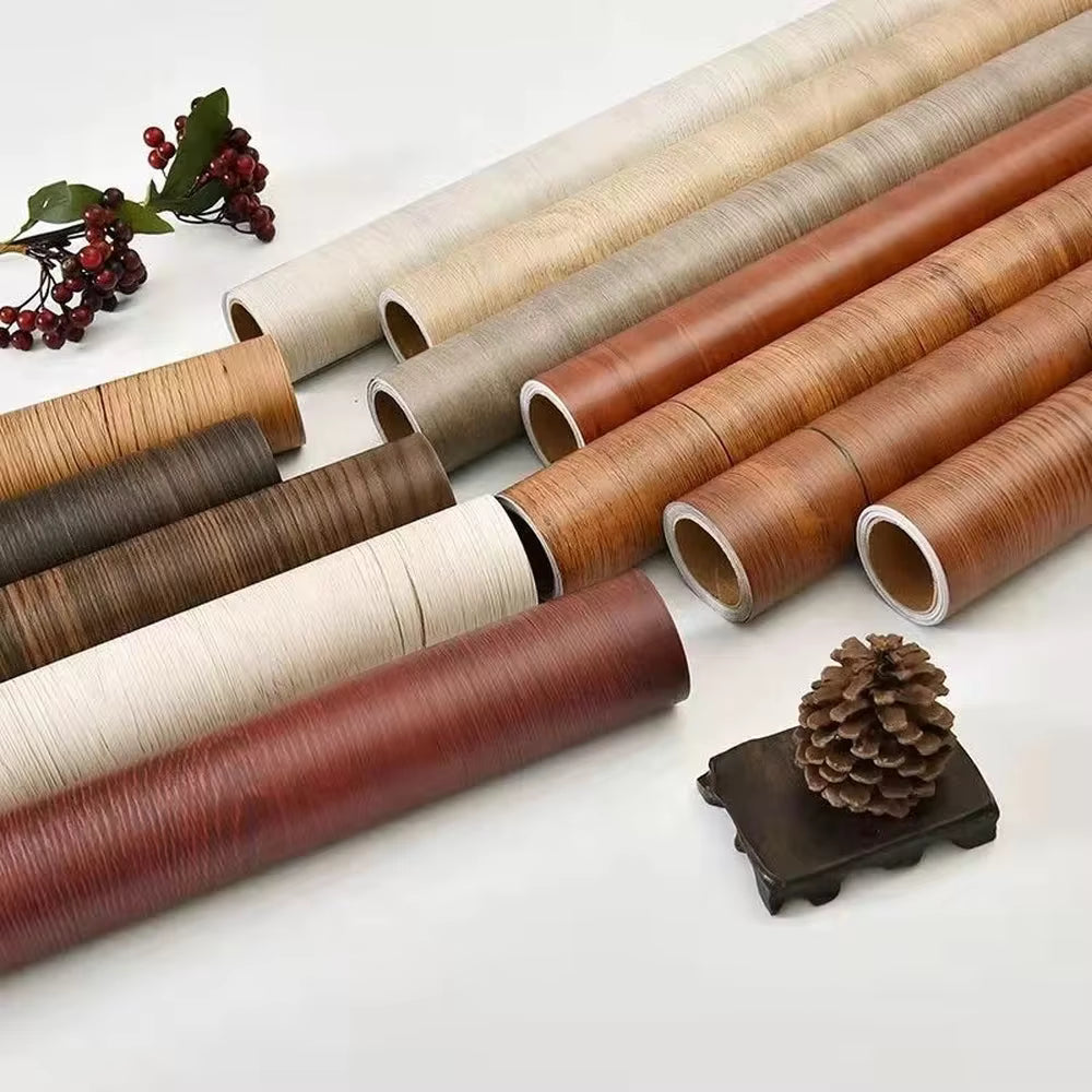 EASY APPLY WOOD GRAIN SELF ADHESIVE WALLPAPER