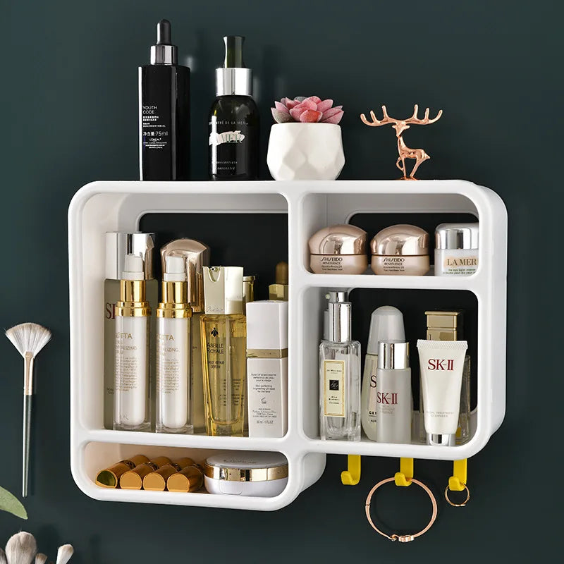 WALL MOUNTED MAKEUP HOLDER – SPACE EFFICIENT DESIGN