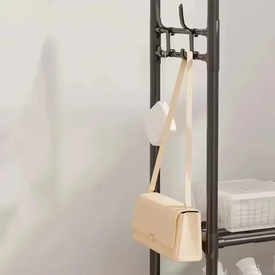 WALL MOUNTED COAT HANGER FOR ENTRYWAY OR LIVING ROOM SPACE