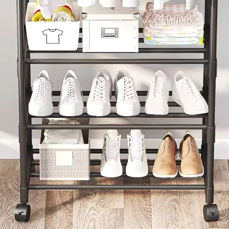 WALL MOUNTED COAT HANGER FOR ENTRYWAY OR LIVING ROOM SPACE