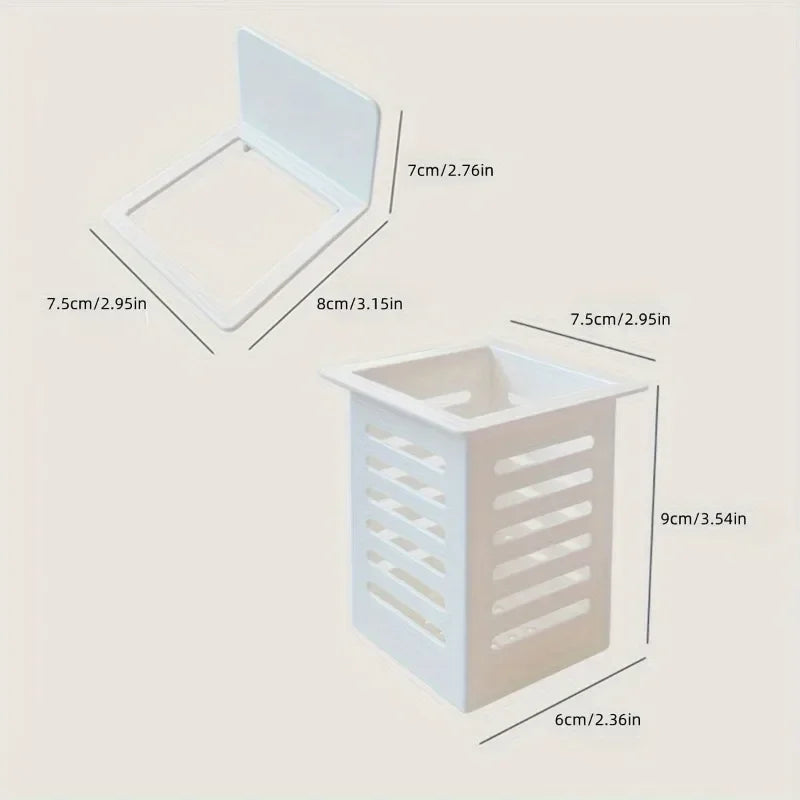 BATHROOM & VANITY WALL STORAGE RACK ORGANIZER