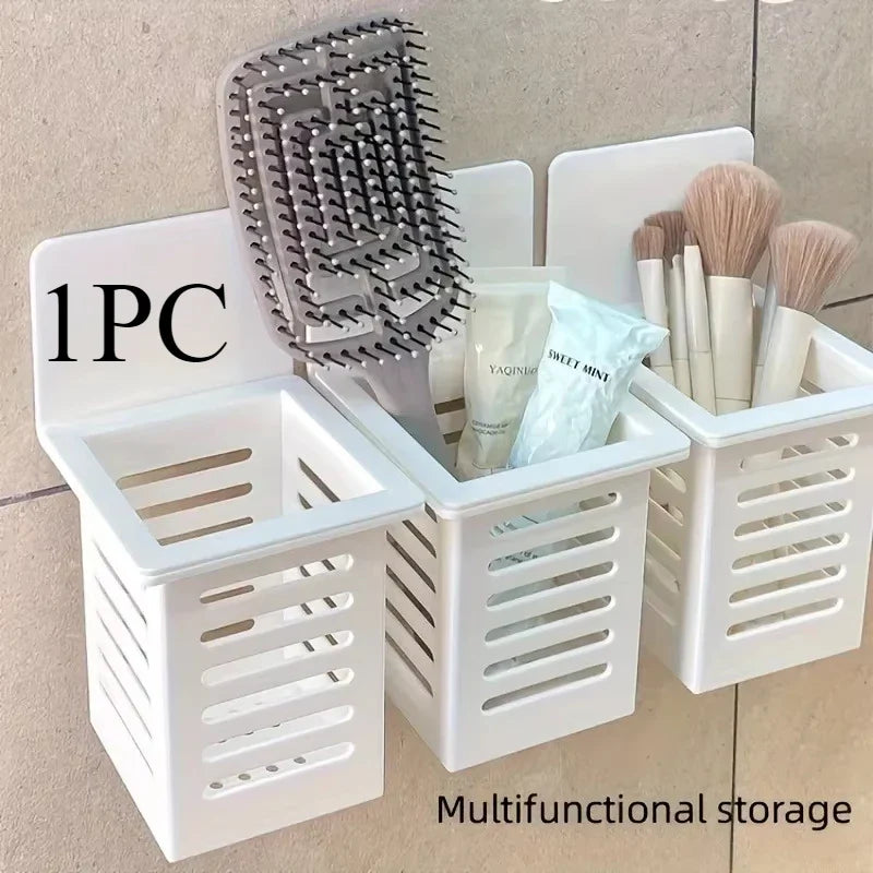 BATHROOM & VANITY WALL STORAGE RACK ORGANIZER