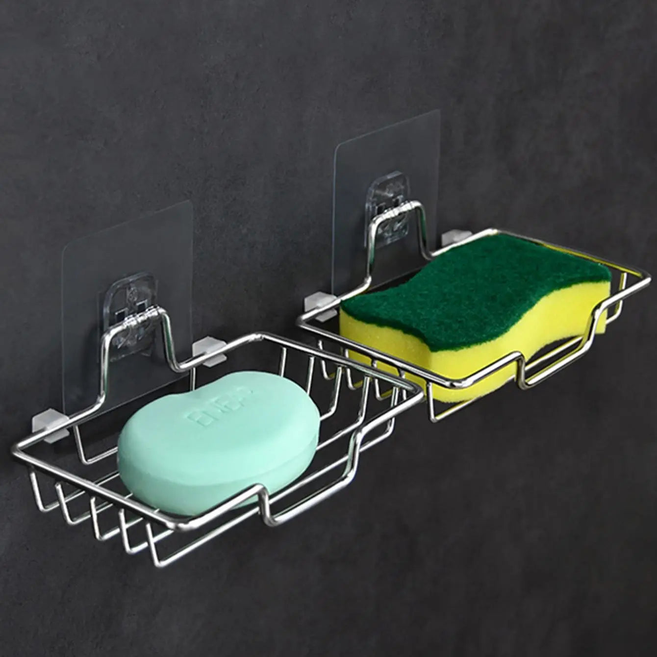 SOAP DISH HOLDER – WALL MOUNTED STAINLESS STEEL RACK