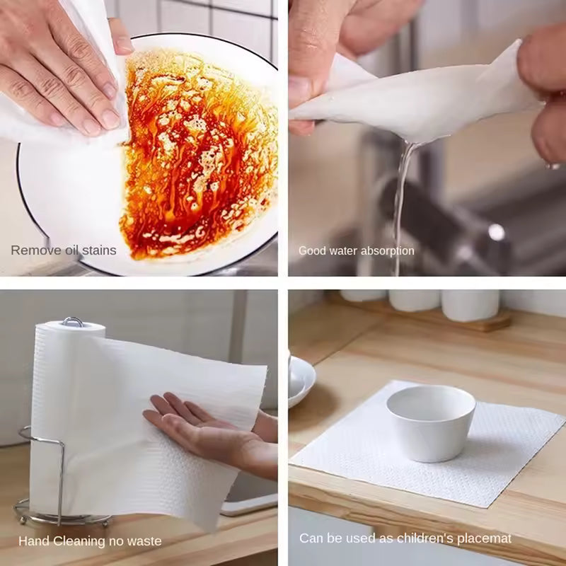 REUSABLE TISSUE TOWELS FOR HAND & KITCHEN USE – 50PCS