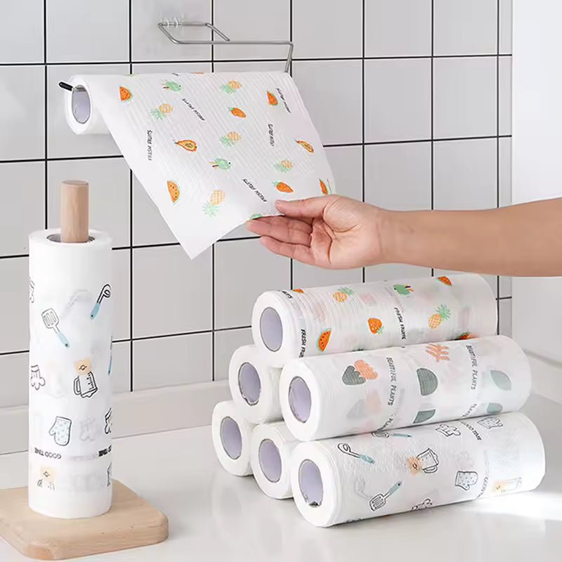 REUSABLE TISSUE TOWELS FOR HAND & KITCHEN USE – 50PCS