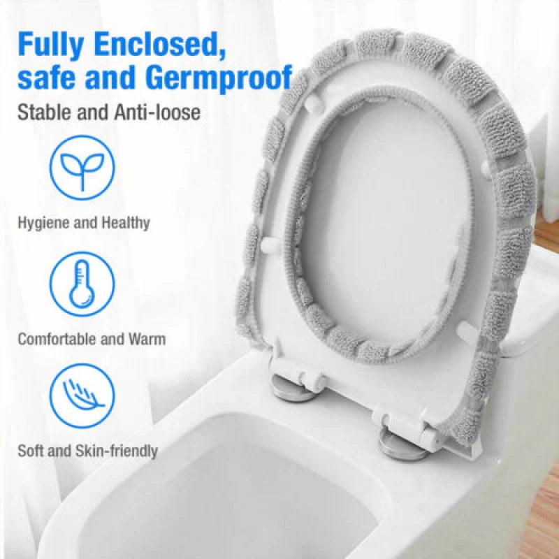 WASHABLE TOILET SEAT COVER – SOFT & STRETCHABLE
