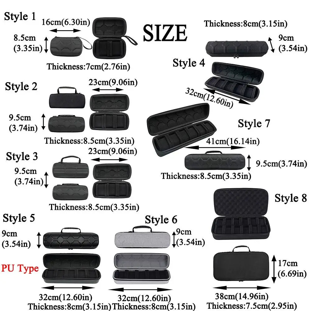 LUXURY WATCH STORAGE BOX WITH 5 SECTIONS