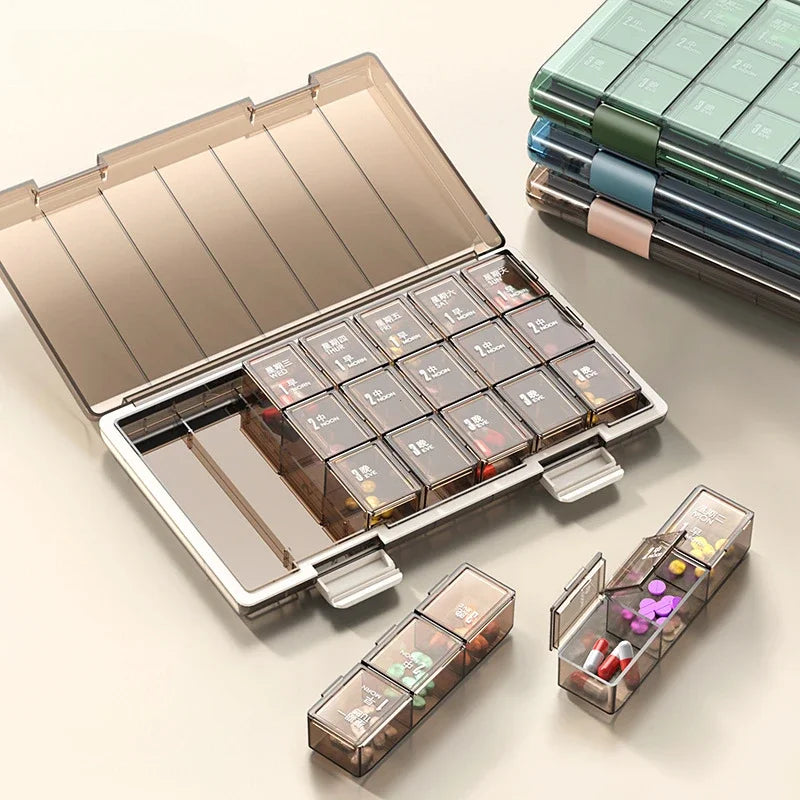 WEEKLY PILL ORGANIZER BOX