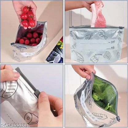 PRODESIRE™ KITCHEN REUSABLE ALUMINUM FOIL STORAGE BAGS
