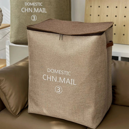 ZIPPERED FABRIC STORAGE BAGS