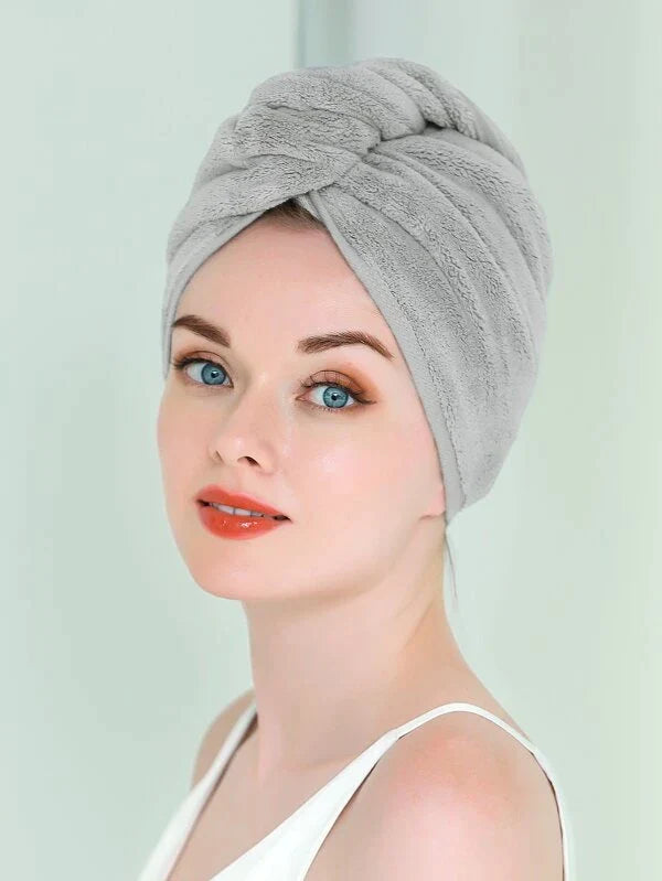 AFTER SHOWER HAIR DRYING TOWEL CAPS